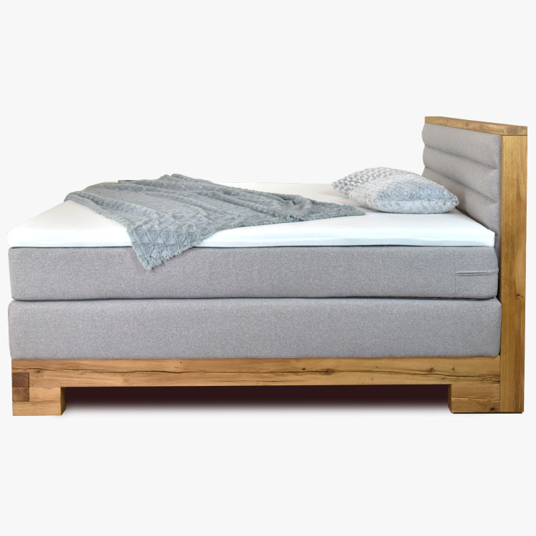 Boxspringbett massiv Eiche, Sofia 180 x 200 cm