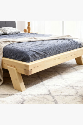 Postel aus massivem Buchenholz Anes 180x200 cm natur geölt 2