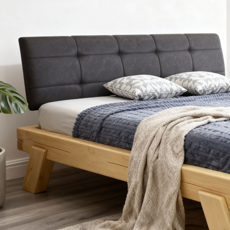 Postel aus massivem Buchenholz Anes 180x200 cm natur geölt