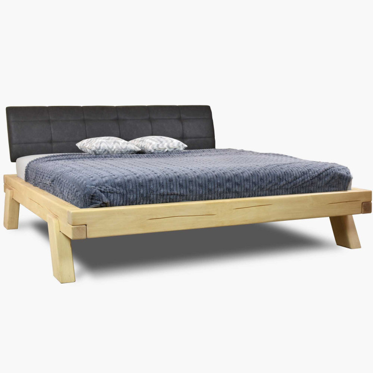Postel aus massivem Buchenholz Anes 180x200 cm natur geölt