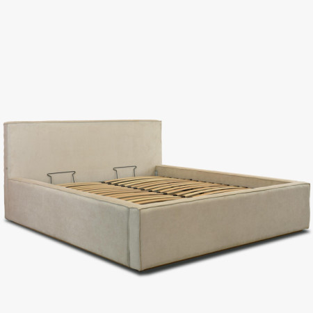 Manželská Stoffbett in Beige, Vierka 180 x 200 cm