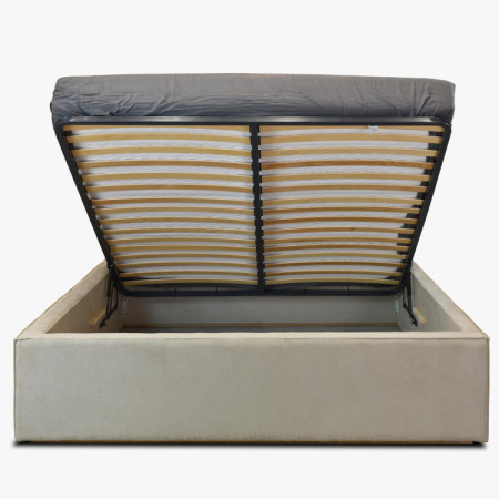 Manželská Stoffbett in Beige, Vierka 180 x 200 cm