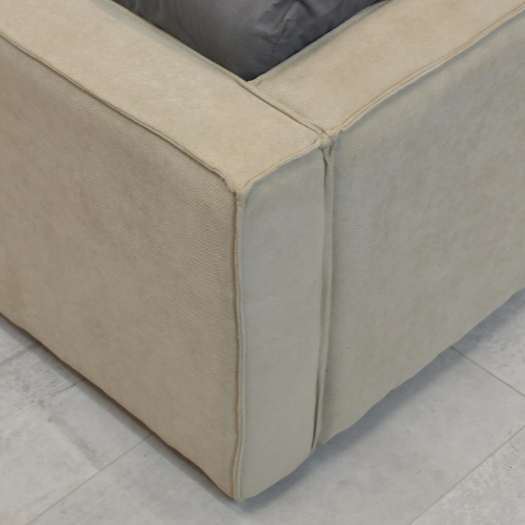 Manželská Stoffbett in Beige, Vierka 180 x 200 cm