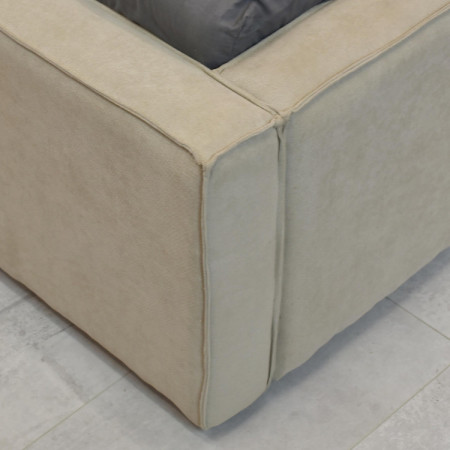 Manželská Stoffbett in Beige, Vierka 180 x 200 cm