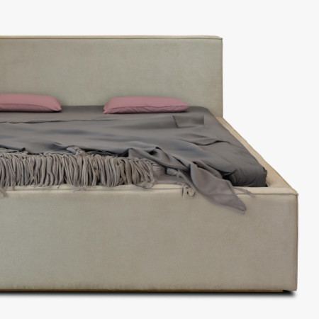 Manželská Stoffbett in Beige, Vierka 180 x 200 cm