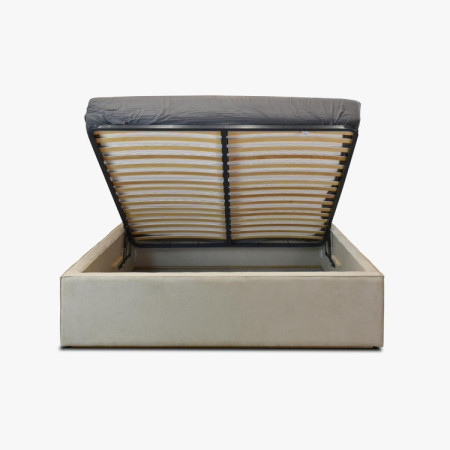 Manželská Stoffbett in Beige, Vierka 180 x 200 cm