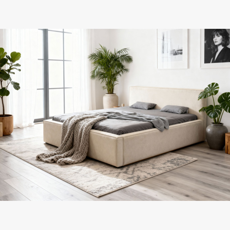 Manželská Stoffbett in Beige, Vierka 180 x 200 cm