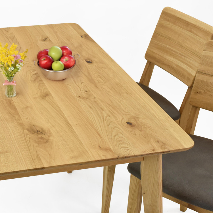 Sitzgruppe Tisch 120 x 80 cm und 4 Stühle für das Esszimmer