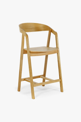 Ganz aus Holz, Barhocker aus Eiche