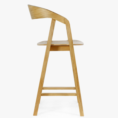 Ganz aus Holz, Barhocker aus Eiche