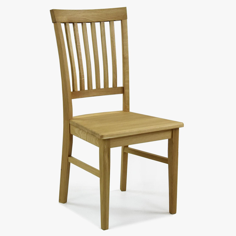 Jídelní set Holger & Rain – massiver Eichenholz-Tisch und robuste Stühle