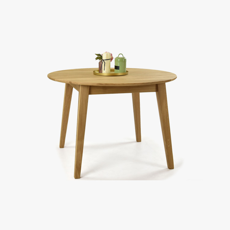 Jídelní set Janov & Vilnus – massiver Eichenholztisch und vollholzstühle