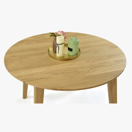 Jídelní set Janov & Vilnus – massiver Eichenholztisch und vollholzstühle