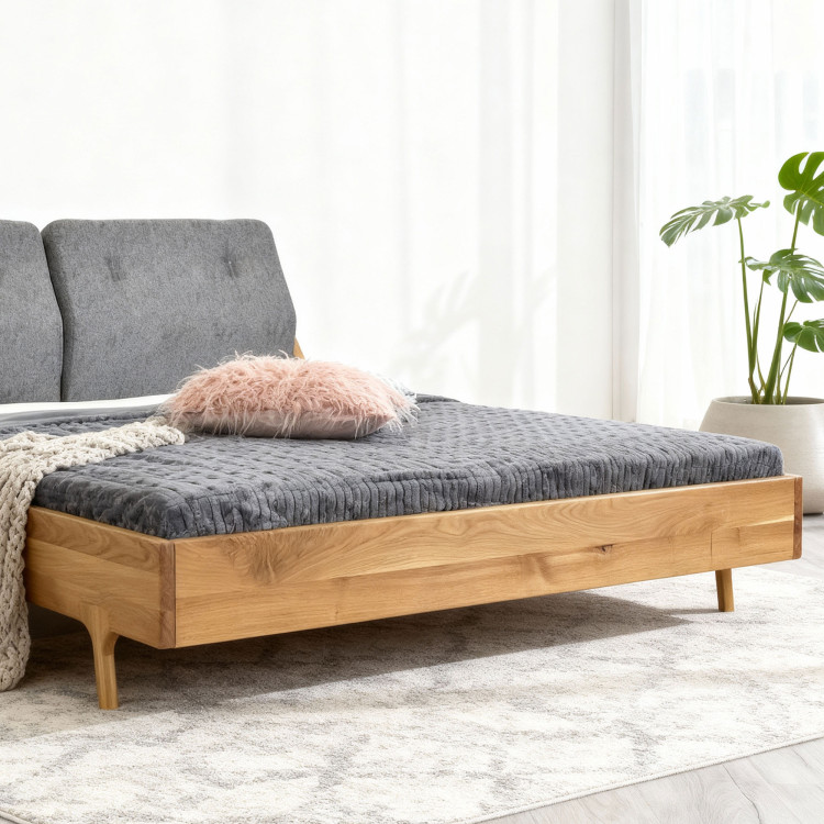 Luxusiges Eichenbett Milenium 180x200 cm - Massivholz