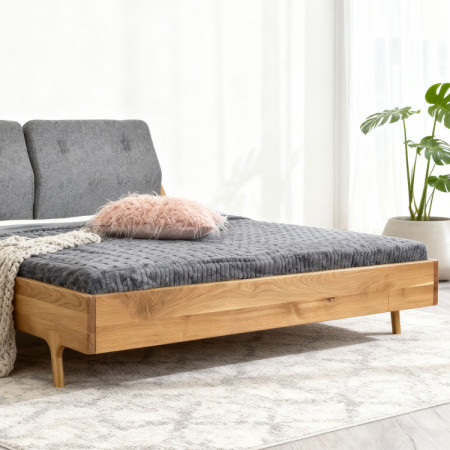 Luxusiges Eichenbett Milenium 180x200 cm - Massivholz