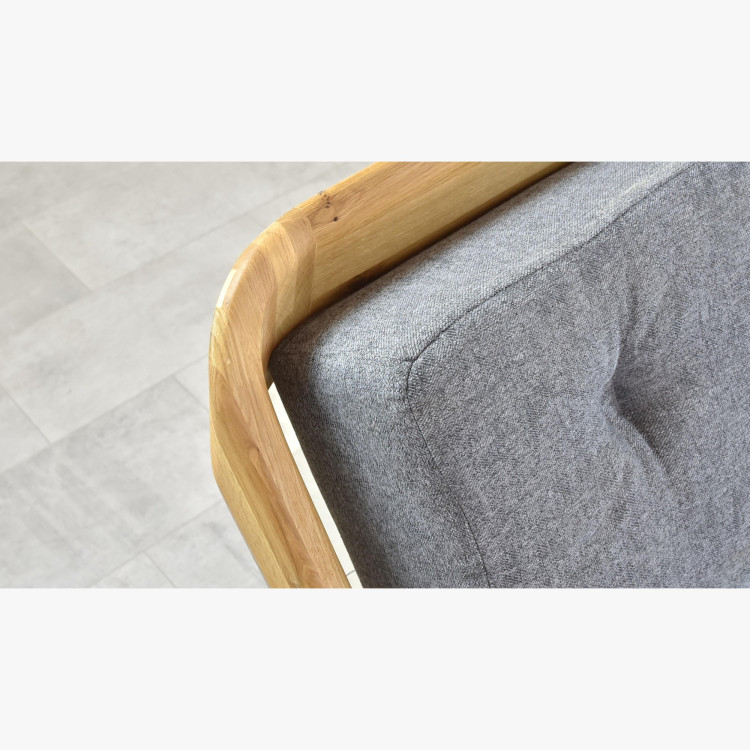 Luxusiges Eichenbett Milenium 180x200 cm - Massivholz