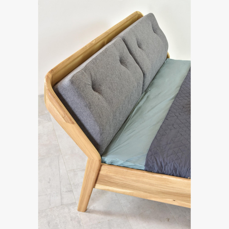 Luxusiges Eichenbett Milenium 180x200 cm - Massivholz