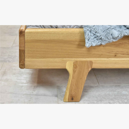 Luxusiges Eichenbett Milenium 180x200 cm - Massivholz