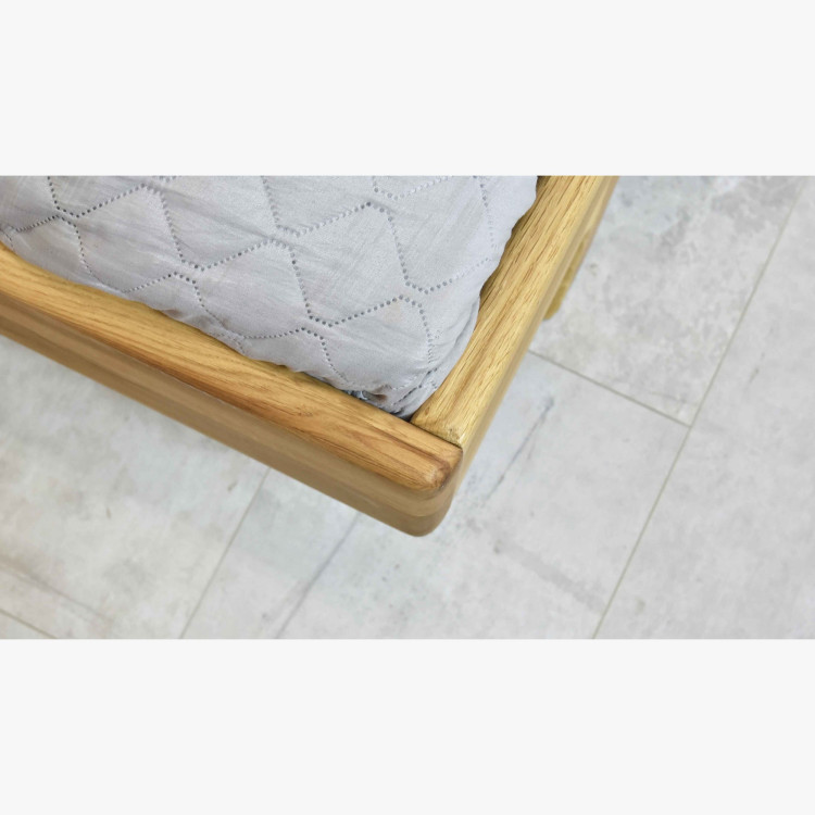 Luxusiges Eichenbett Milenium 180x200 cm - Massivholz