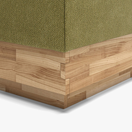 Postbett Boxspring mit Stauraum, Moneta 160 grün