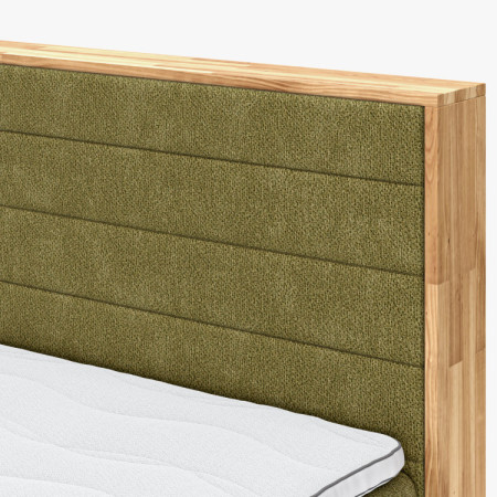 Postel boxspring mit Stauraum, Moneta 180 grün