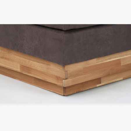 Postele Boxspring mit Stauraum, Marisa 180 braun