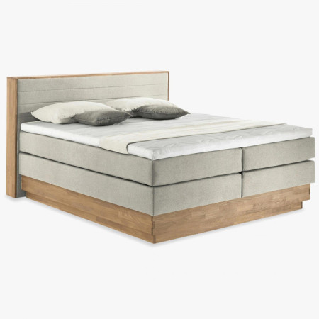 Postel Boxspring mit Stauraum, Moneta 180 Beige