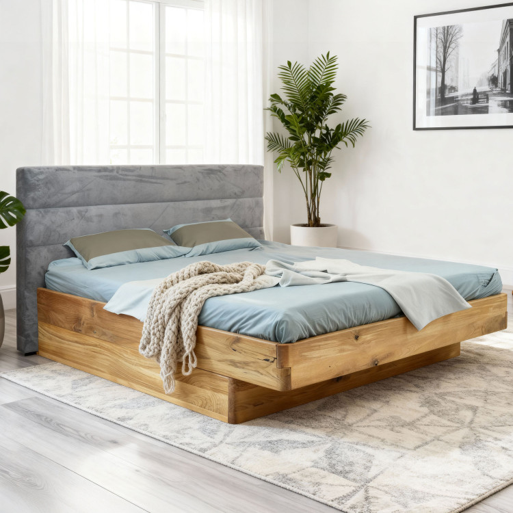 Holzbett mit Stauraum 180 x 200, Klaudia