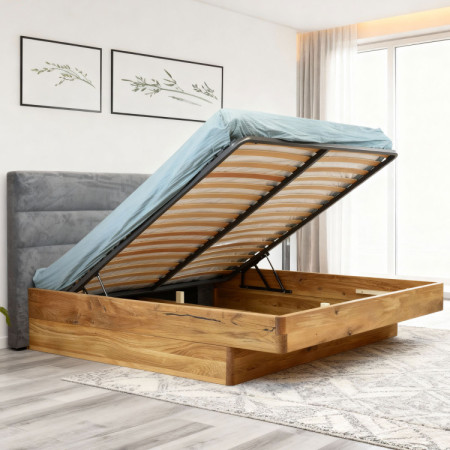 Holzbett mit Stauraum 180 x 200, Klaudia