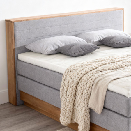 Postel Boxspring mit Stauraum, Moneta 180 grau