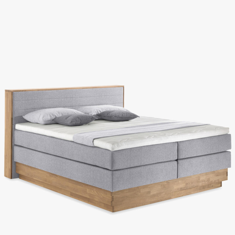 Postel Boxspring mit Stauraum, Moneta 180 grau