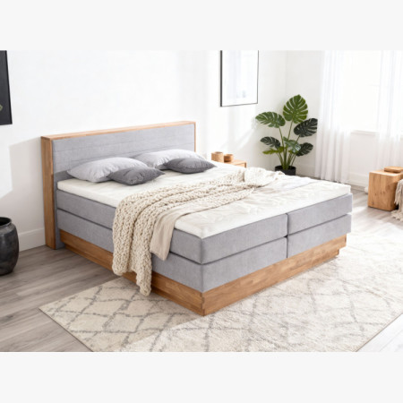 Postel Boxspring mit Stauraum, Moneta 180 grau