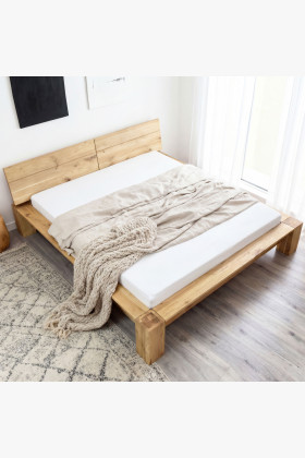 Massives Eichenbett 160 x 200 cm 2