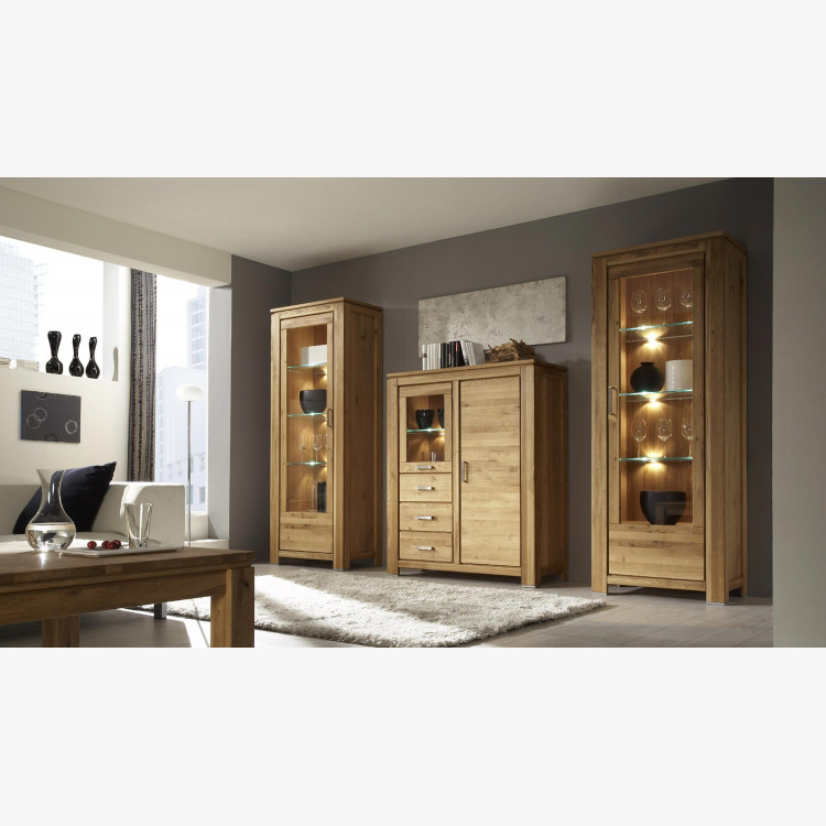 Luxusná vitrína z dubového dreva, New Line 11