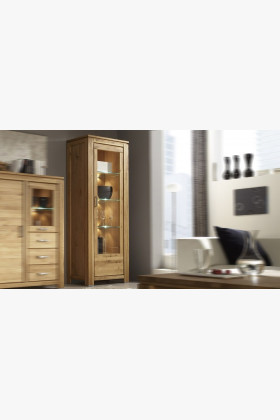 Luxusná vitrína z dubového dreva, New Line 11 2