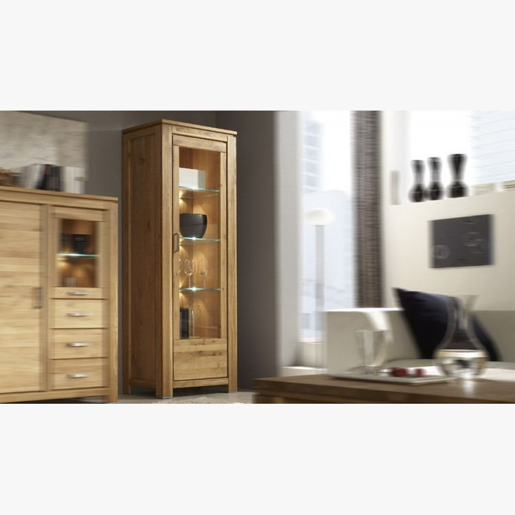 Luxusná vitrína z dubového dreva, New Line 11