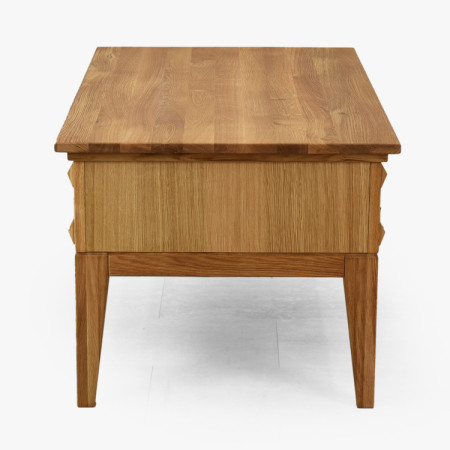 Eiche Couchtisch auf Beinen 100 x 60 cm