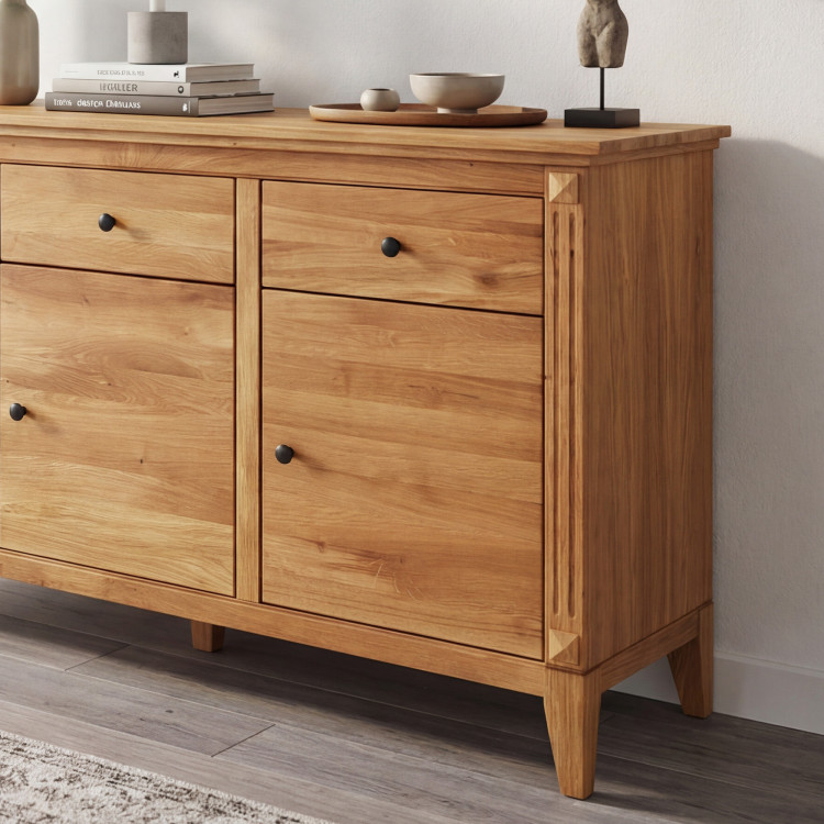 Dubische Kommode mit Türen im rustikalen Stil