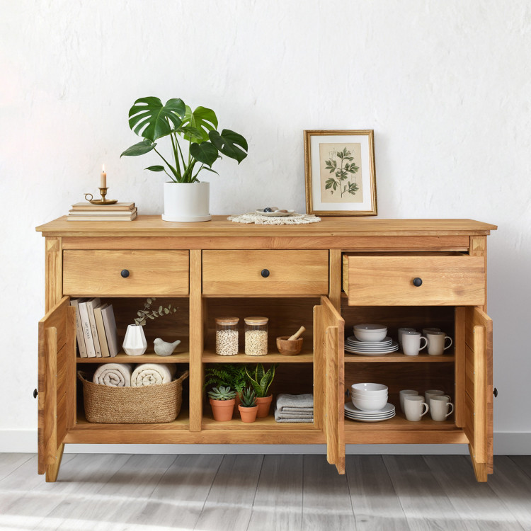 Dubische Kommode mit Türen im rustikalen Stil