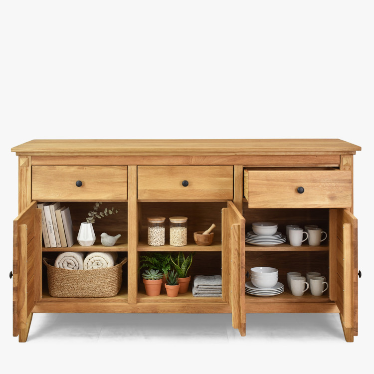 Dubische Kommode mit Türen im rustikalen Stil