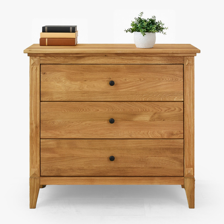 Eiche Kommode mit Schubladen im rustikalen Stil