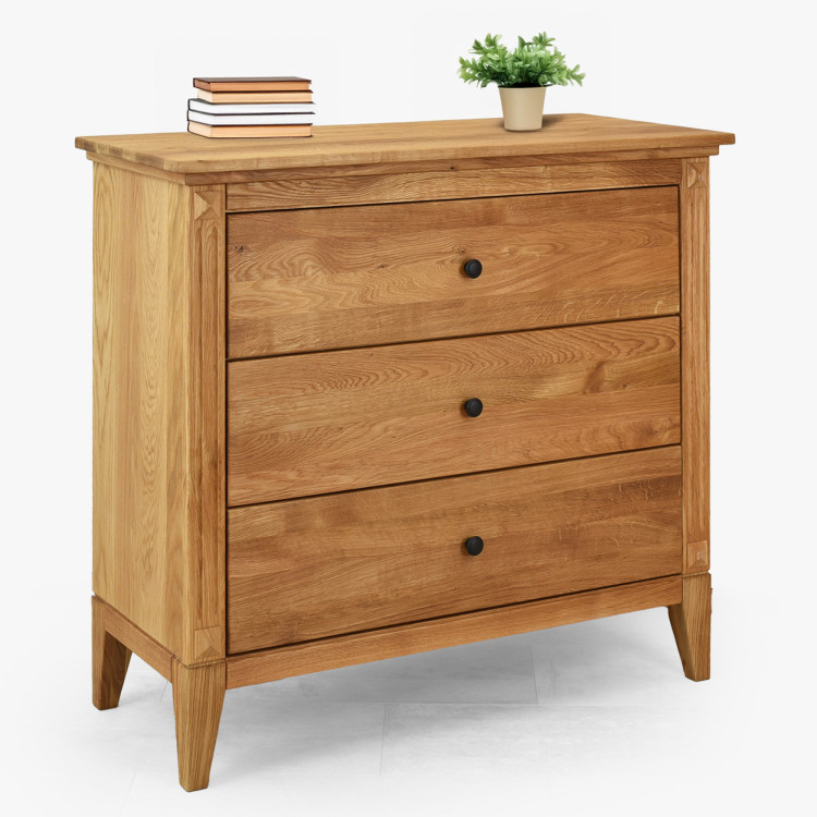 Eiche Kommode mit Schubladen im rustikalen Stil