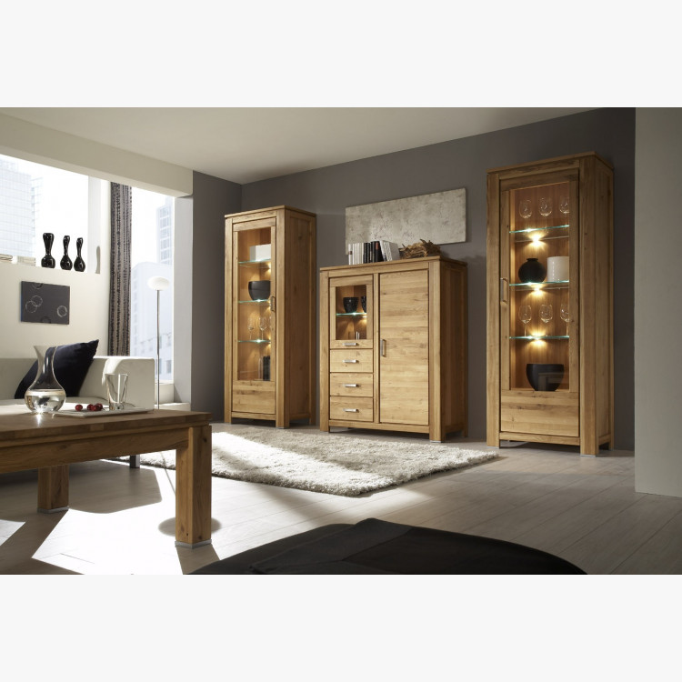 Luxusná vitrína z dubového dreva, New Line 11