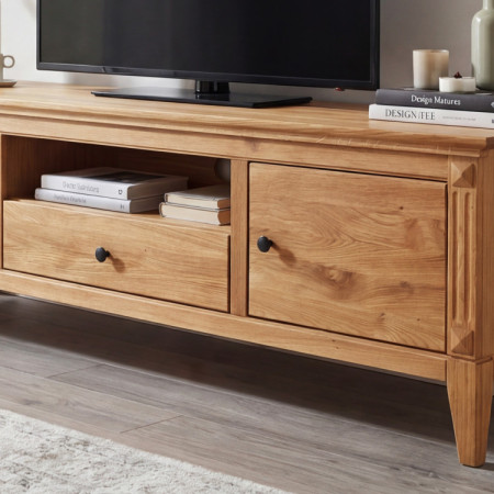 Sitzgruppe für das Wohnzimmer TV-Kommode und Vitrine