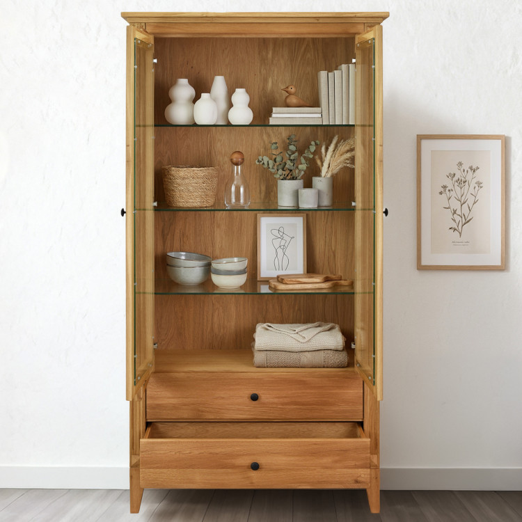 Sitzgruppe für das Wohnzimmer TV-Kommode und Vitrine