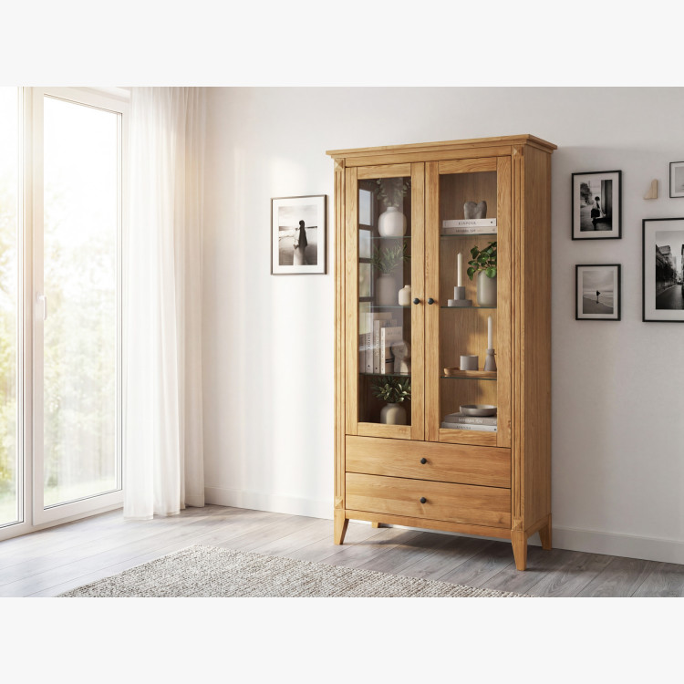 Sitzgruppe für das Wohnzimmer TV-Kommode und Vitrine