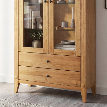 Sitzgruppe für das Wohnzimmer TV-Kommode und Vitrine