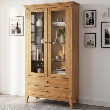 Sitzgruppe für das Wohnzimmer TV-Kommode und Vitrine