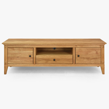 Sitzgruppe für das Wohnzimmer im rustikalen nordischen Stil aus Eiche