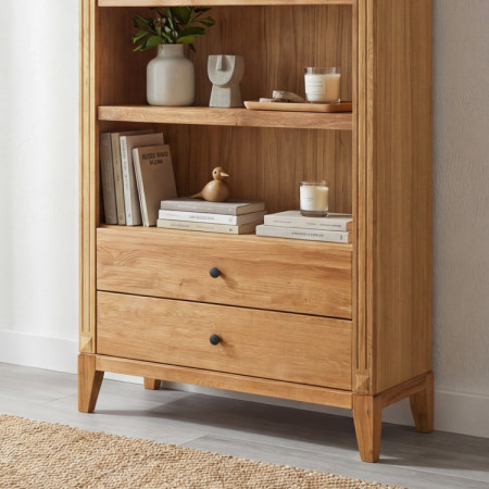 Sitzgruppe für das Wohnzimmer im rustikalen nordischen Stil aus Eiche